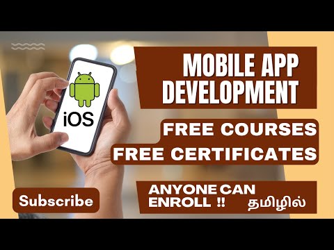 FREE MOBILE APP DEVELOPMENT COURSES WITH CERTIFICATES| FREE ANDROID APP DEVELOPMENT CERTIFICATIONS