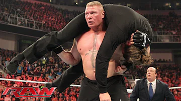 Stephanie McMahon opts to fine Brock Lesnar for his out-of-control actions: Raw, March 30, 2015