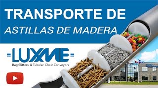 Transportadora de Materiales: Astillas de Madera - Transportadores Tubulares