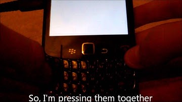 My Blackberry has the white screen of death?