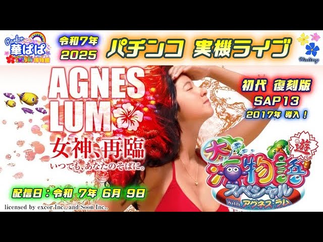 ★動作〇★ パチンコ実機 CRA大海スペシャルSAP 1/99.5 アグネス・ラム 循環加工 😄リクエストにお応え！😄【初代アグネス甘海】パチンコライブ配信