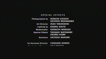 Godzilla 2000 (1999) End Credits (HBO Zone 2024)