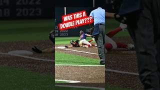 🥎 SHOULD THIS BE TWO?! 🤯 Double Play Debate! #softball  #fyp