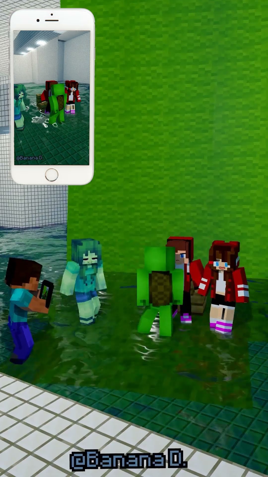 herobrine Recording ??? ??? JJ Syster vs Zombie Girl 2 Fire Upgrade in BACKROOM Lv2 Water Park