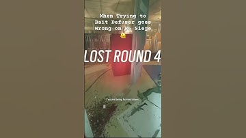 When Trying to Bait Defuser goes Wrong on R6 Siege🫠 #rainbowsixsiege #rainbowsix