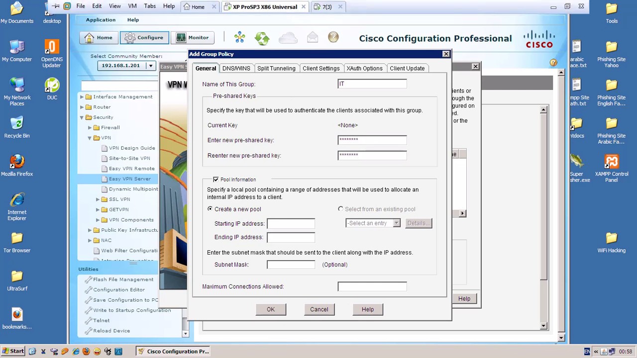 cisco easy vpn