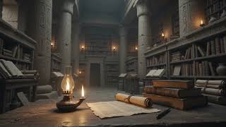 A Quiet Corner of an Ancient Library — Study Ambience (No Music)