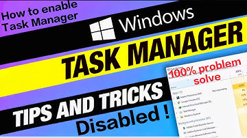 Task Manager has been disabled by your administrator hindi  Windows 11/10/8/7 - How to -(Fixed 100%)