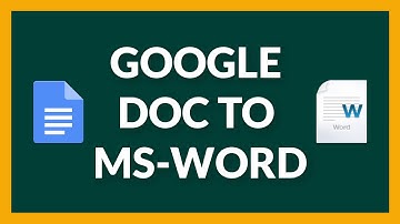 Submitting a Google Doc as a Microsoft Word Doc to Blackboard