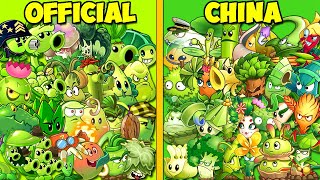 Plant Team INTERNATIONAL vs CHINA Version - Who Will Win? - Pvz 2 Team Plant Battlez