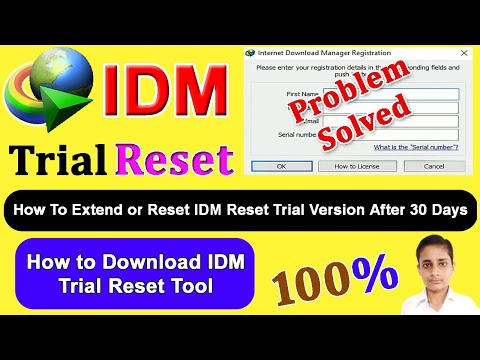 How To Extend Or Reset Idm Reset Trial Version After 30 Days Download Idm Trial Reset 2021