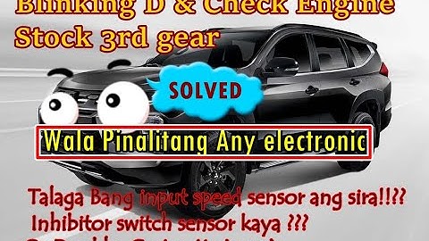 Mitsubishi Montero ( Blinking D, stock 3rd, Check Engine) Solved
