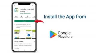 Lourdes Hospital App installation steps screenshot 1