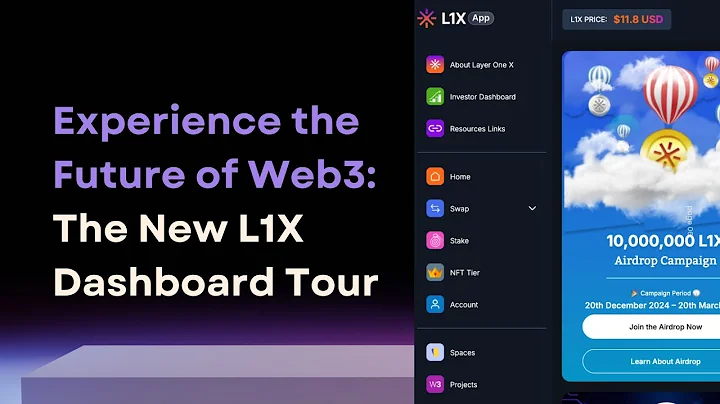 Welcome to the NEW L1X Dashboard | Web3 UX Meets Web2 Simplicity