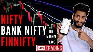 Live trading Banknifty nifty Options | Nifty Prediction live || The Market Place |