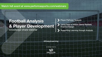 Football Analysis & Player Development - Performa Sports Webinar (Highlights) 19.07.22