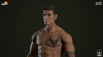 3D Character Modeling & Texturing Work 2024 | STUDENT WORK | JIDA KANPUR | #3dcharacter #3dartist