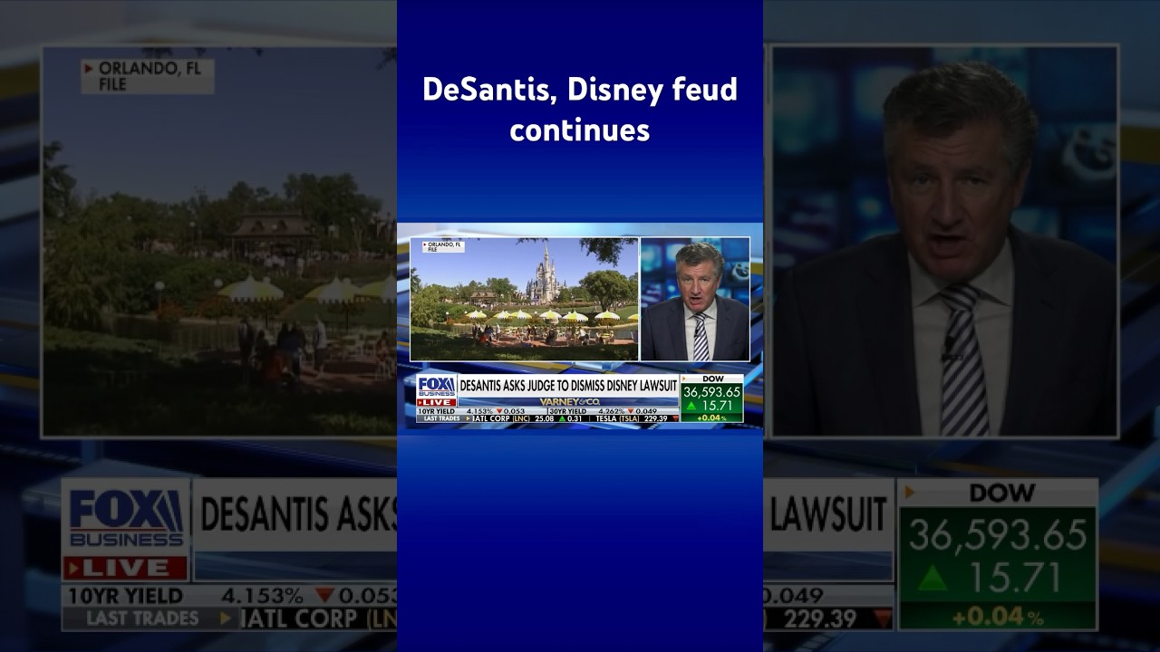 Florida’s DeSantis asks judge to dismiss Disney’s free speech lawsuit #shorts