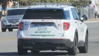 Kern County Sheriff's Office K-9 Unit drives by