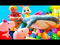 Peppa Pig e George Preparam Peixe de Páscoa com Massinha de modelar!