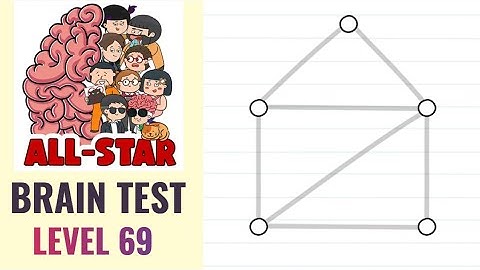 Brain Test All Star Level 69 | Draw the shape without lifting your finger | Walkthrough