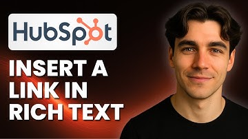 How To Insert A Link In A Rich Text Module In HubSpot (Tutorial 2025)