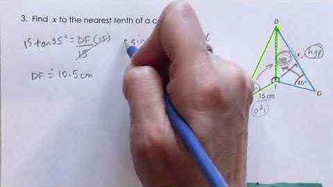 How to solve Trigonometry Problems Involving Three Dimensional Problems