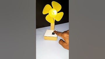 DIY BLDC Mini Table Fan! (Science Experiment with a Twist) #Shorts