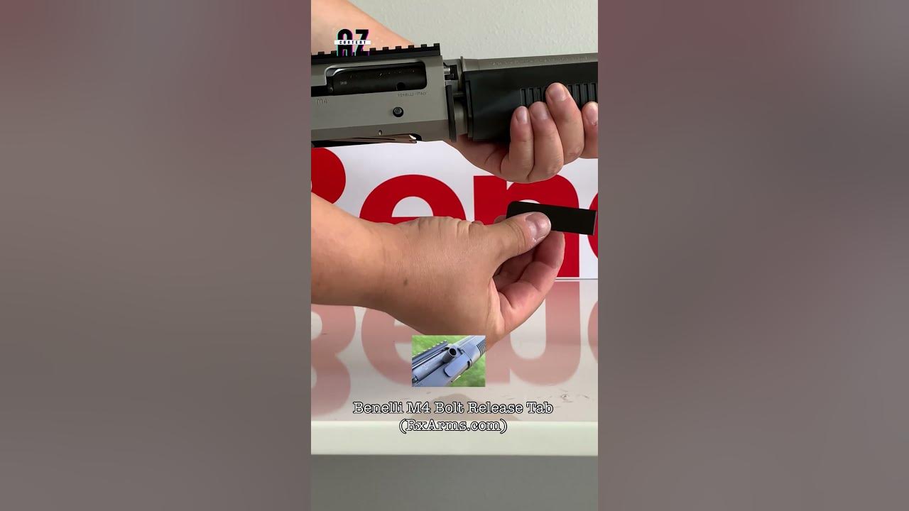Installing RxArms Charging Handle and Bolt Release Tab on Benelli M4