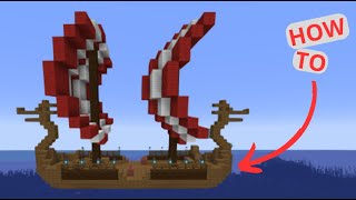 How To Build a COOL Viking Ship! | Minecraft Tutorial