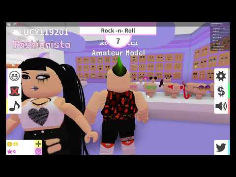 Roblox Fashion Famous Rock N Roll 3rd Place Youtube - rock n roll roblox