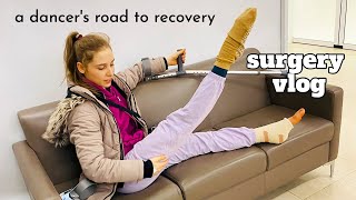 Surgery Day in the Life of a Professional Ballet Dancer  the road to recovery/episode 2