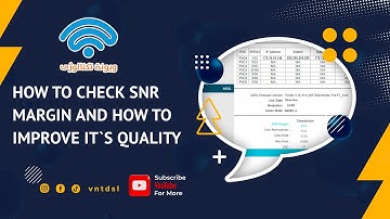 How to check SNR Margin and how to improve its quality