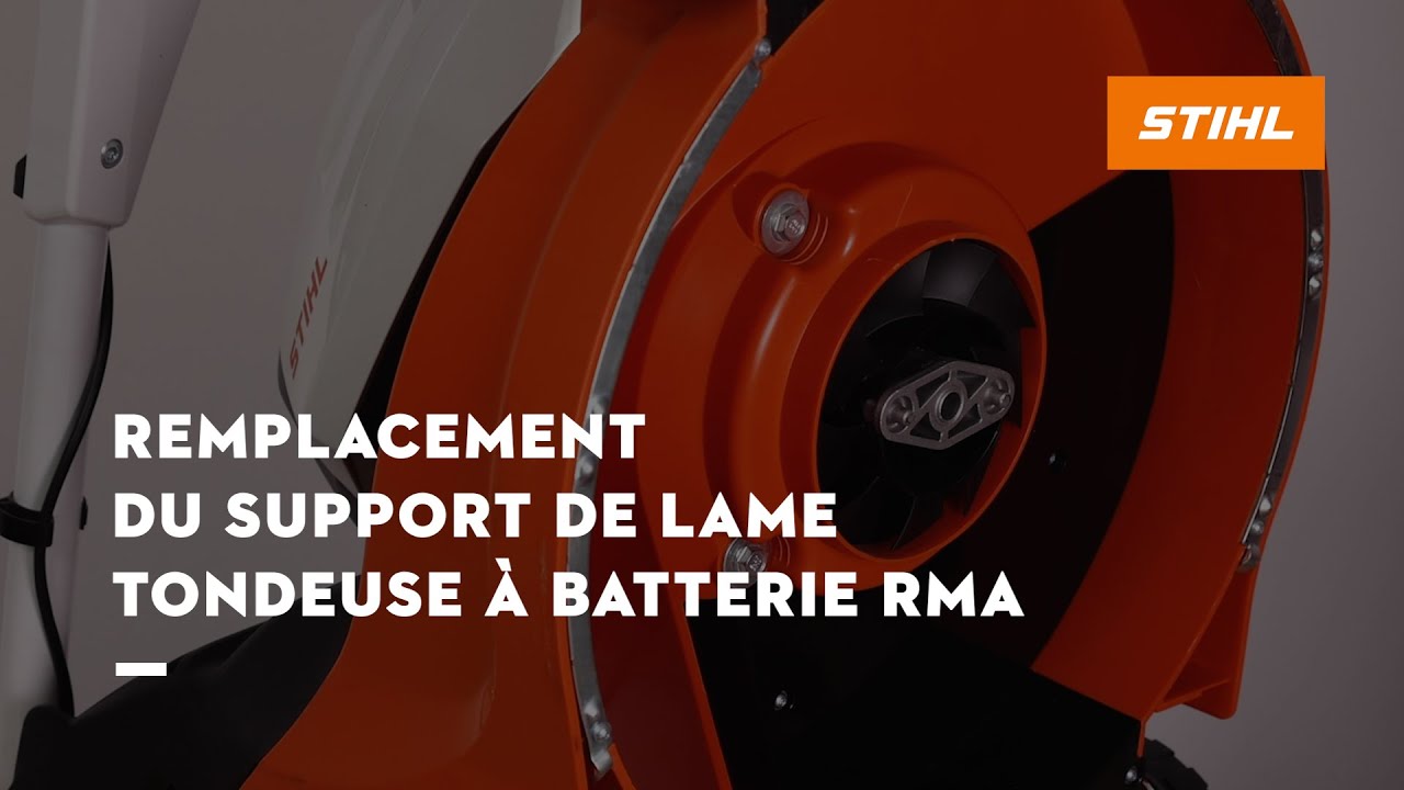Comment remplacer le support de lame de votre tondeuse à batterie STIHL