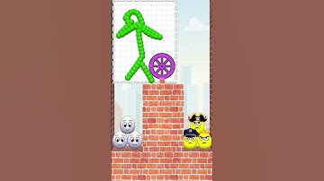 Draw to smash..logic puzzle game level 9870 #drawtosmash #gamingshort #logicpuzzle