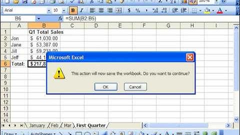 Excel 2003 Tutorial Sharing Workbooks Microsoft Training Lesson 17.1