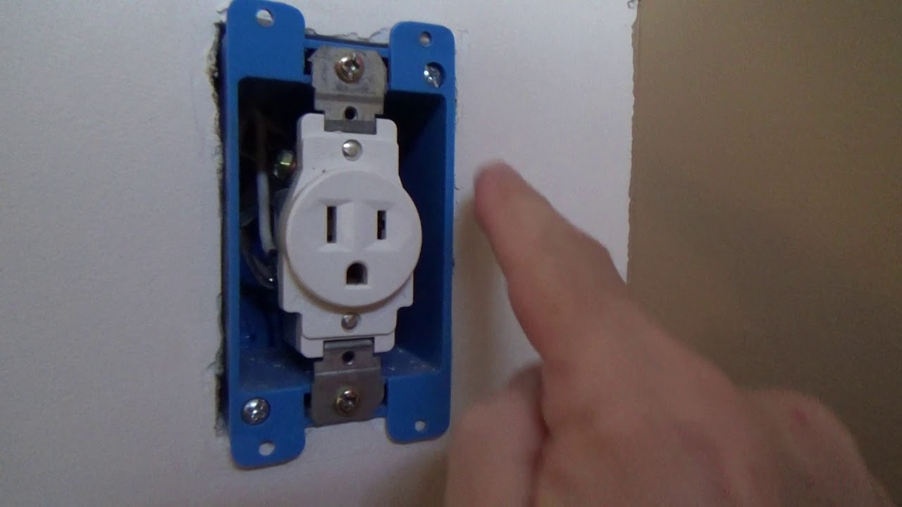 How to Secure Loose Electrical Outlet Cut-in Junction BoxPart 15