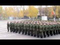 Учебные роты Семеновского полка с песней Прощание славянки