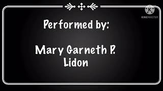 Mime Performance | EL109 Week 10 Output | Mary Garneth Lidon