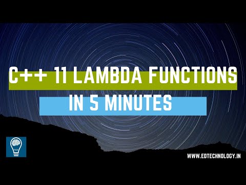 Vídeo: O que é um lambda C ++?