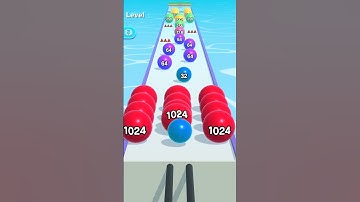 Ball Run 2048 Merge Number Gameplay Walkthrough #139 android, ios #shorts #viral