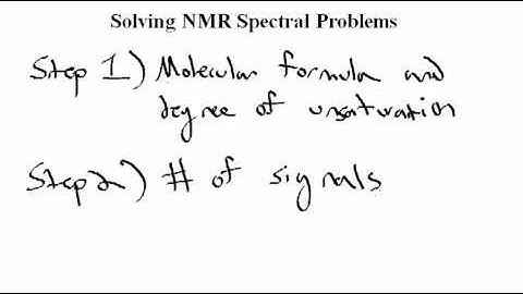 Solving NMR Spectral Problems   Overview | Structure of Organic Molecules | Griti