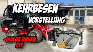 JANSEN JK-200 Kehrbesen | Mulde selber bauen | HZM 810 | Vorstellung | DIY | Selbst&Ständig