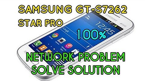 SAMSUNG 7262 NETWORK PROBLEM SOLVED 100%