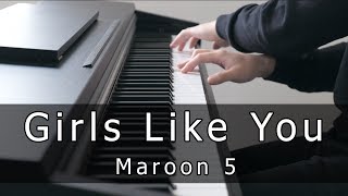 Maroon 5 - Girls Like You ft. Cardi B (Piano Cover by Riyandi Kusuma) chords