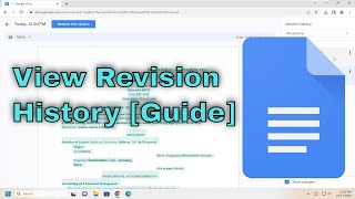 How to View Revision History in Google Docs [Guide]