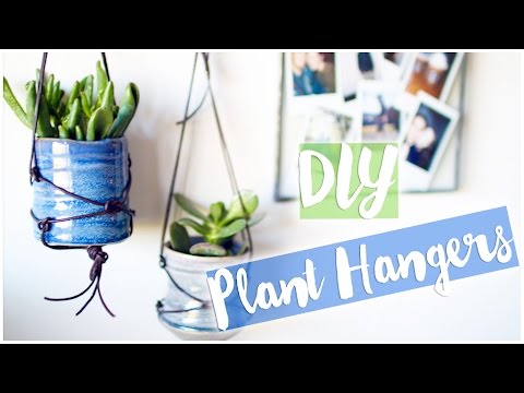 DIY Room Decor: Macram Plant Hangers!