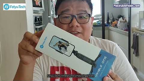 Feiyu Tech Vimble One Unboxing Video Single Axis Gimbal for Smartphone