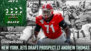 New York Jets draft prospect LT Andrew Thomas | Blewett's Blitz Film Review