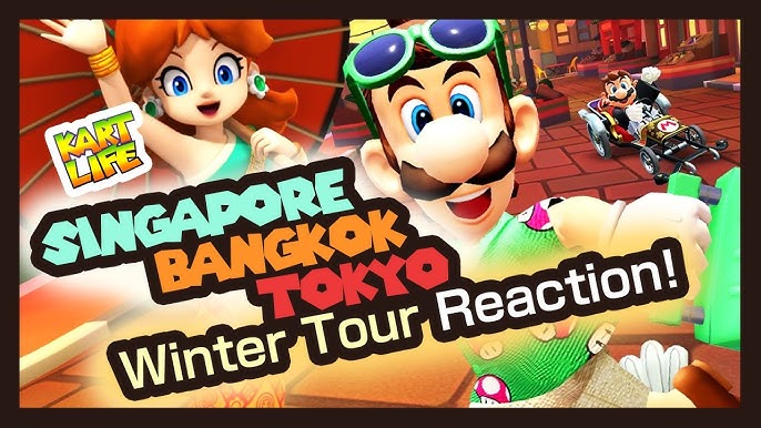 Mario Kart Tour on X: The Battle Tour is wrapping up in #MarioKartTour.  Next up is the Halloween Tour, featuring the course GBA Boo Lake! A pier  floating atop a murky lake